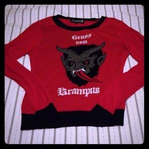 Red and Black Sweater